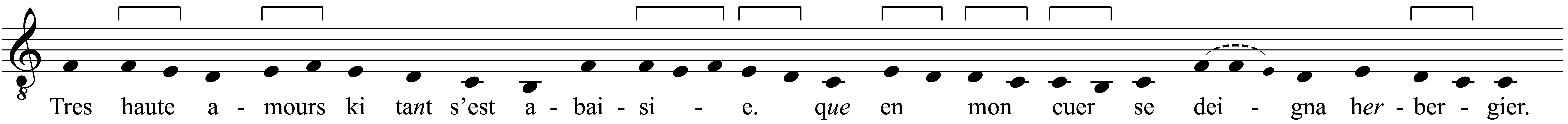 Work musical notation